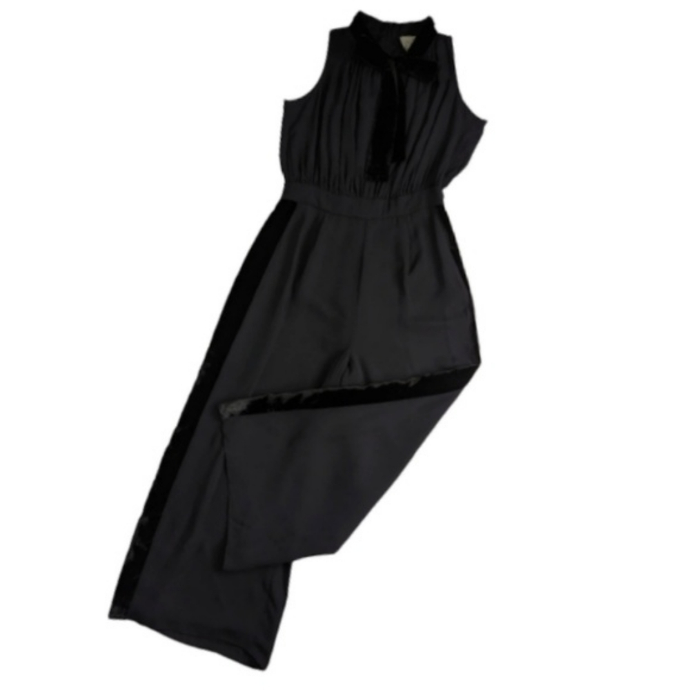 Kate Spade Mixed Velvet Crop Jumpsuit 2